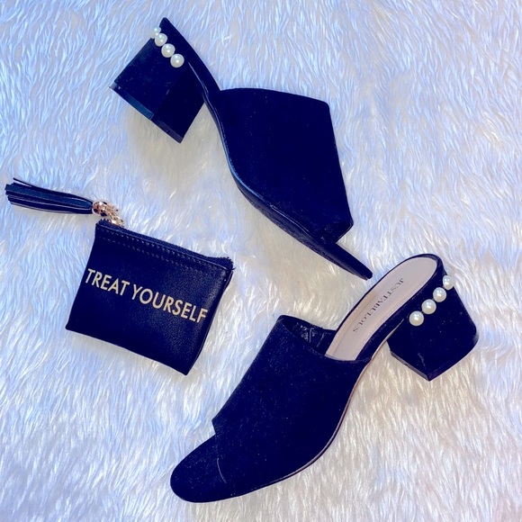Black Mules by JustFab - Picture 1 of 5
